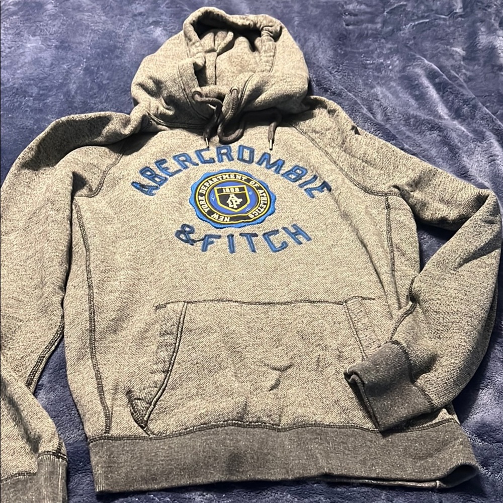 Abercrombie & Fitch Gray Sweatshirt Hoodie